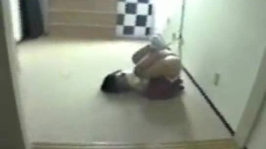 Bounded asian bride
